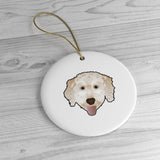 Load image into Gallery viewer, (White) Doodle Custom Ceramic Ornaments