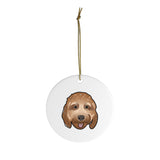 Load image into Gallery viewer, (Gold) Doodle Ceramic Ornaments