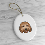 Load image into Gallery viewer, (Gold) Doodle Ceramic Ornaments