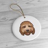 Load image into Gallery viewer, (Gold) Doodle Ceramic Ornaments