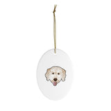 Load image into Gallery viewer, (White) Doodle Custom Ceramic Ornaments