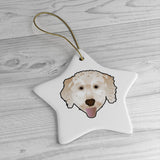 Load image into Gallery viewer, (White) Doodle Custom Ceramic Ornaments